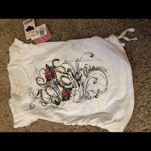 Girls Soutpole side tie shirt